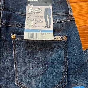 7 For All Mankind Dark Blue Straight Leg Jeans